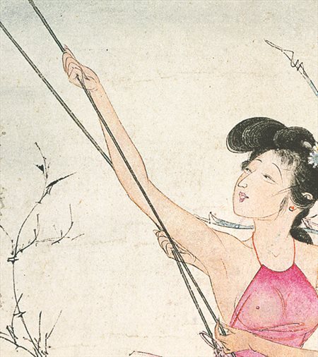 上海市-胡也佛的仕女画和最知名的金瓶梅秘戏图